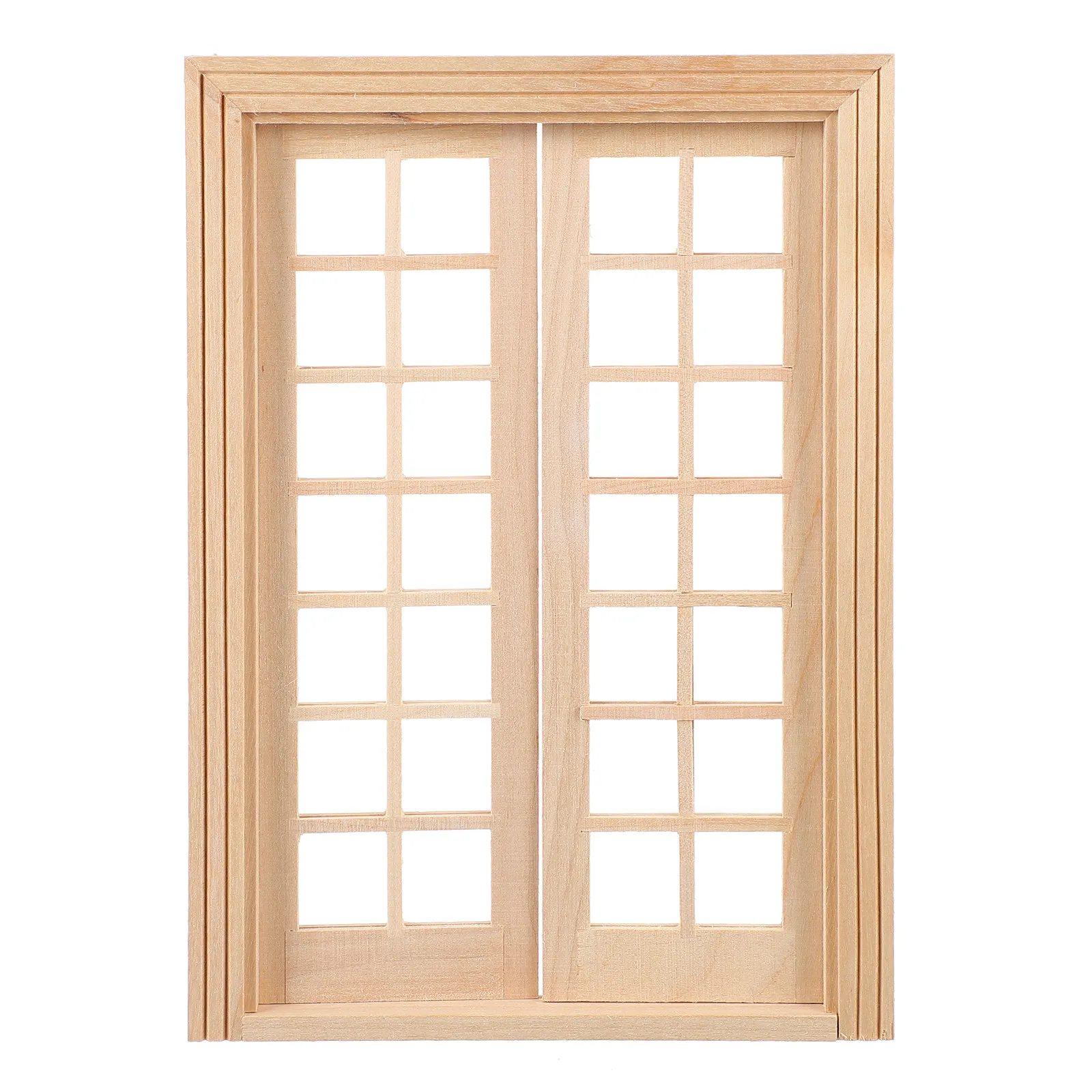 

1Pcs Mini Door Accessory Wooden DIY Furniture Decoration Miniature House Ornament Prop Door Model Decor Mini Furniture Decor