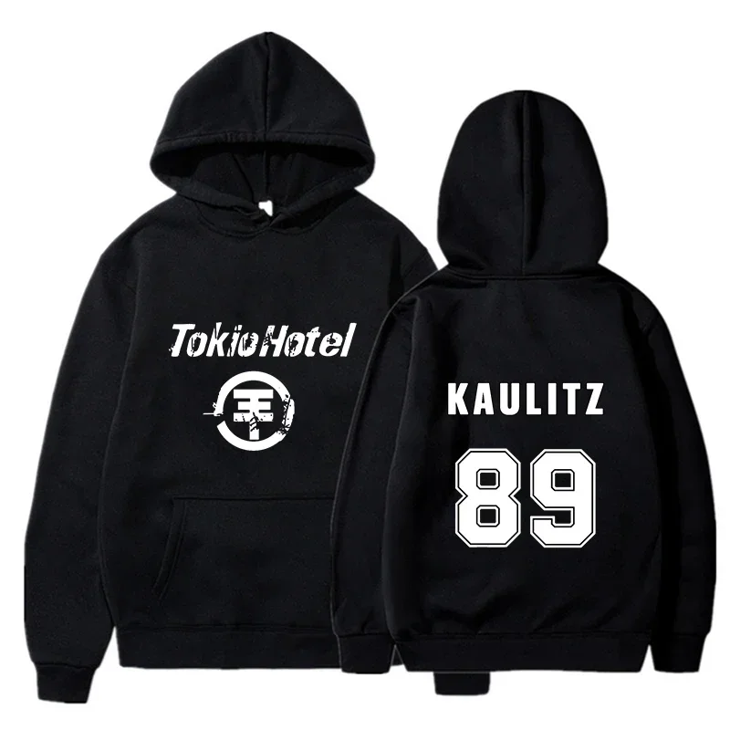 Rock Band Tokio Hotel Men's Hoodies Kaulitz Print Women Hoodie Hip Hop Harajuku Pullovers Unisex Oversized Weatshirts Clothing