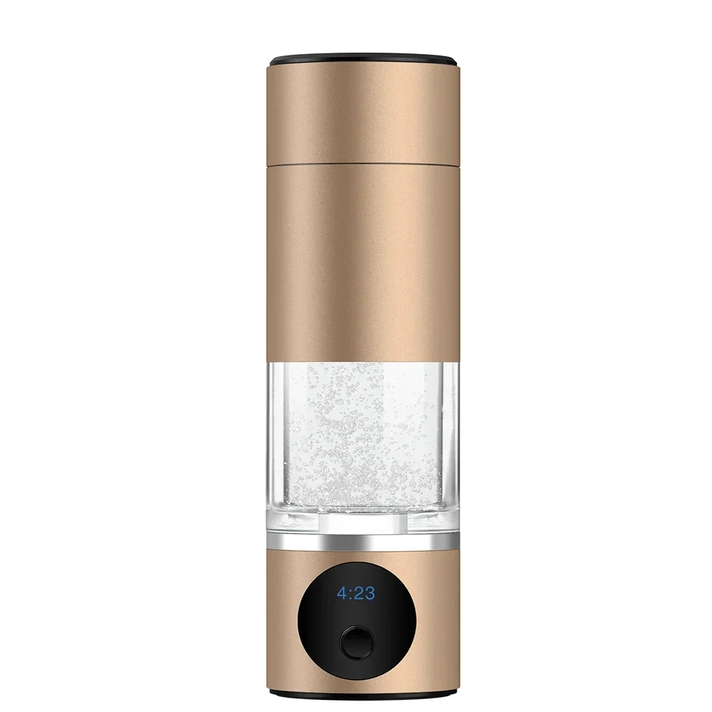 New Develop Hydrogen Gas Inhaler Hydrogen Water Bottle 6000ppb Anti-oxidant Hydrogen Water Maker Bottle