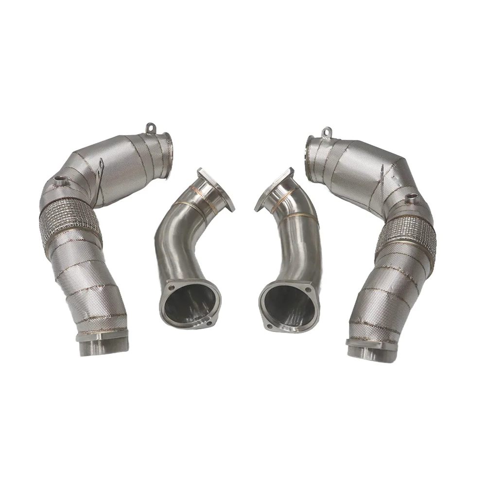 

X6 304 Stainless Steel 2023+ Three-Way Catalytic Converter Downpipe Heat Shield for BMW G06 New Exhaust System Accessory