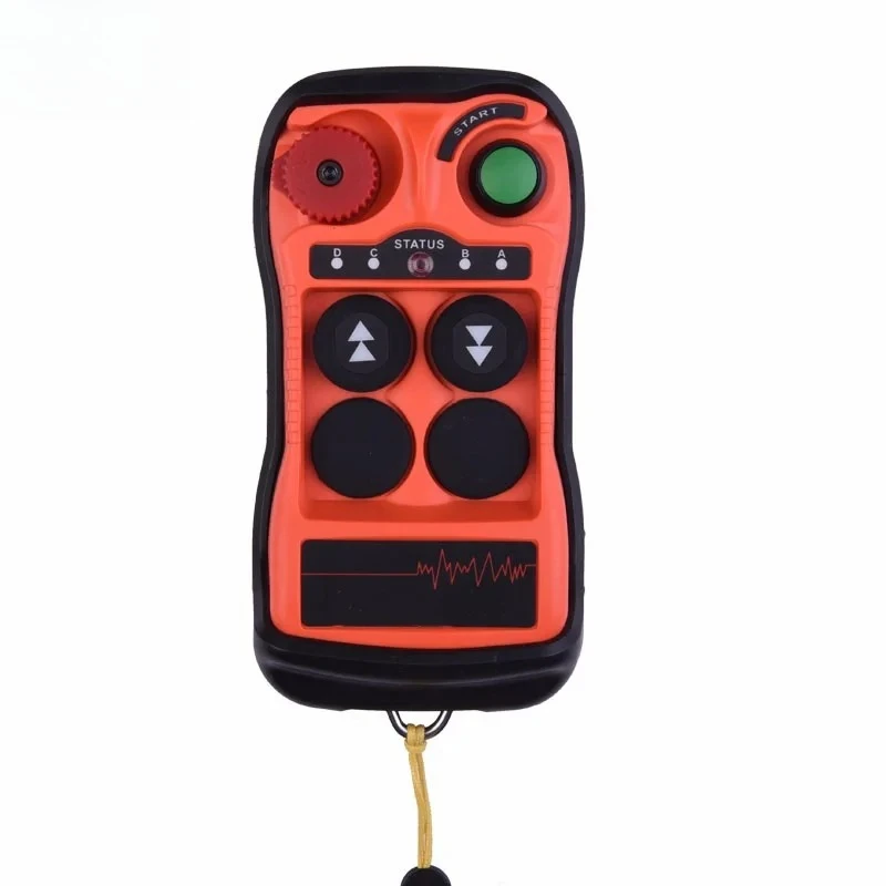 SingIe Speed Industrial Wireless Radio Crane Remote Control Switches Winches Hoist Track Crane Lift Controller