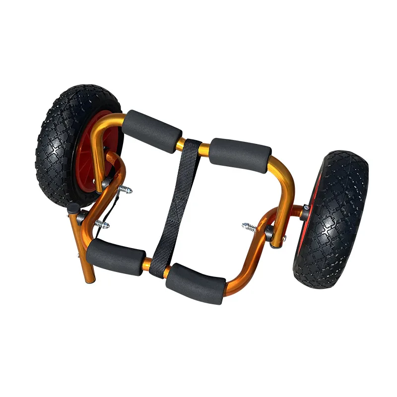Canoe hand pulled tool cart with thickened placement bracket trailer, suitable for surfboard paddleboard