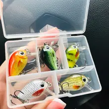 5pcs Mini Wobbler Crankbait Fishing Lure #6