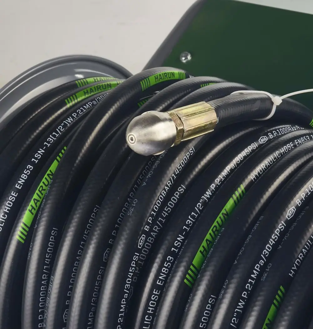 Commercial Industrial Pipeline Surface Water Jet Washer Electric 60HZ New Drain High Pressure Pipe Cleaner