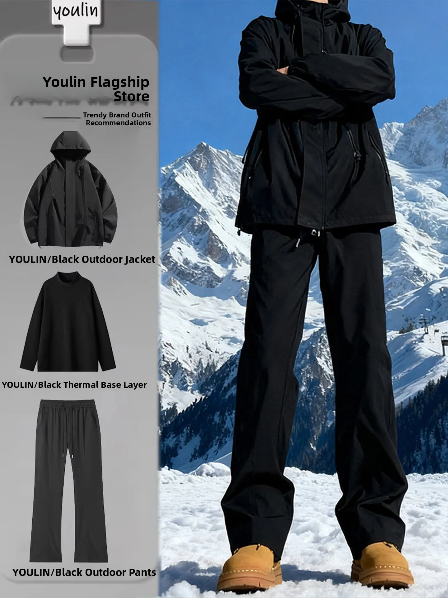 

Мужские зимние спортивные брюки для лыжного спорта с флисовой подкладкой, теплые, мягкие, прямого кроя, повседневные, со средней/низкой талией