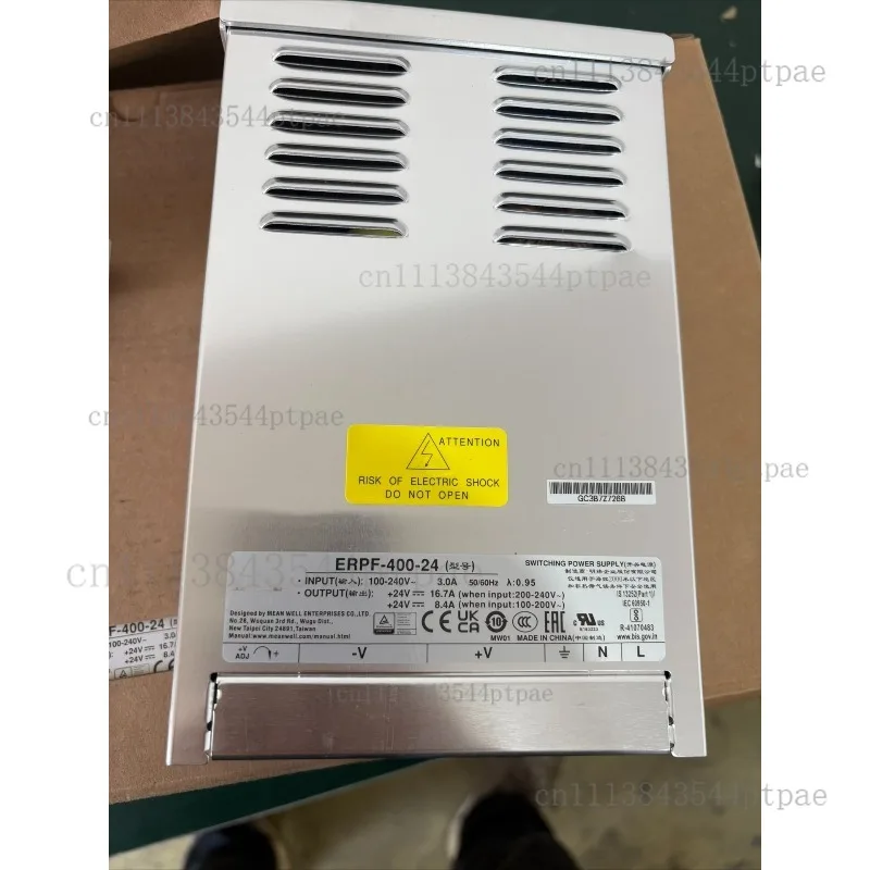24v400w Semi-encapsulated Rainproof Power Supply Led Display Fanless Transformer Erpf-400-24 (new and Original)