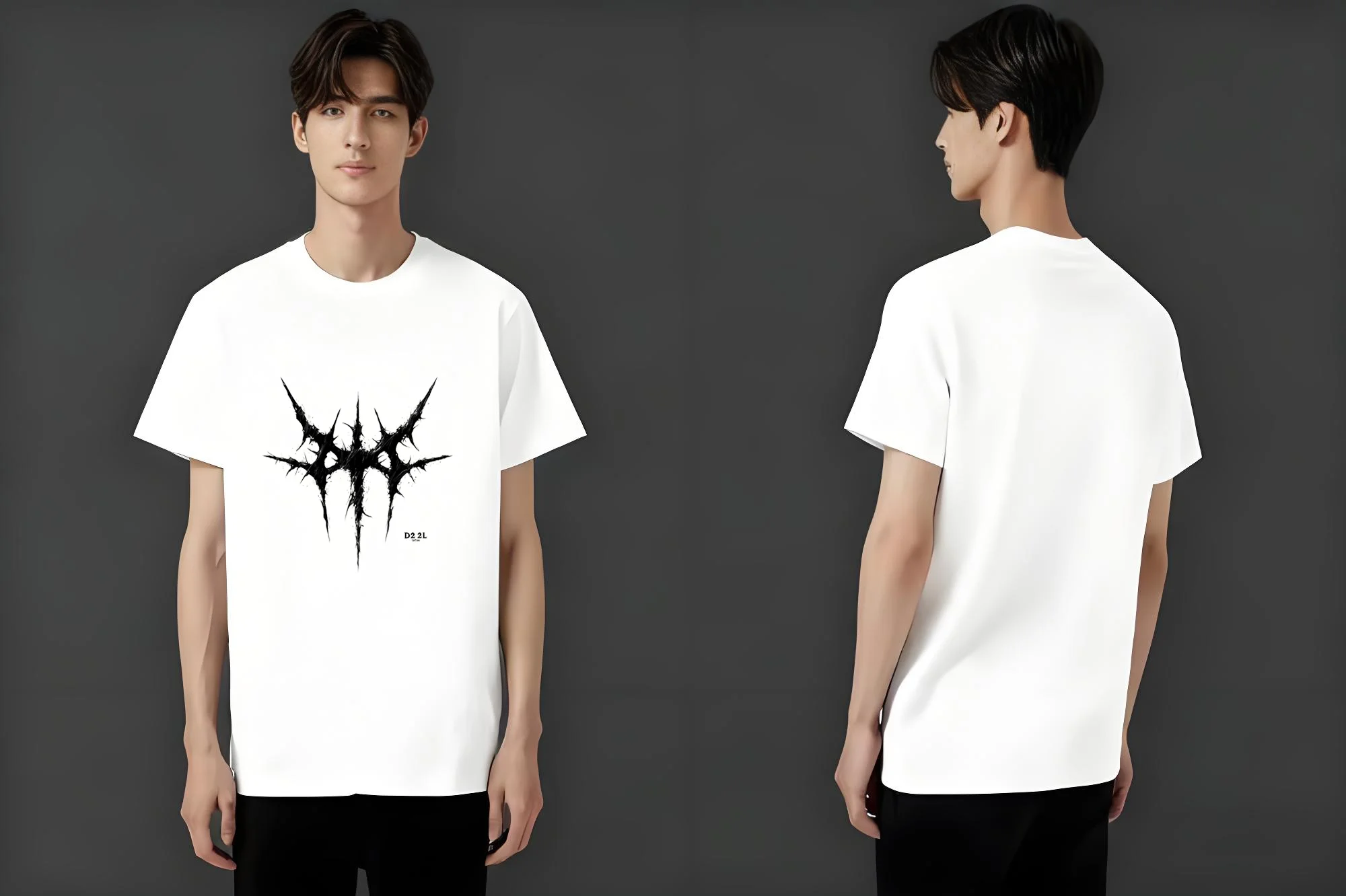 

Футболки марки уличной одежды 2025 года для мужчин и женщин с принтом, удобная и повседневная уличная одежда Y2K.