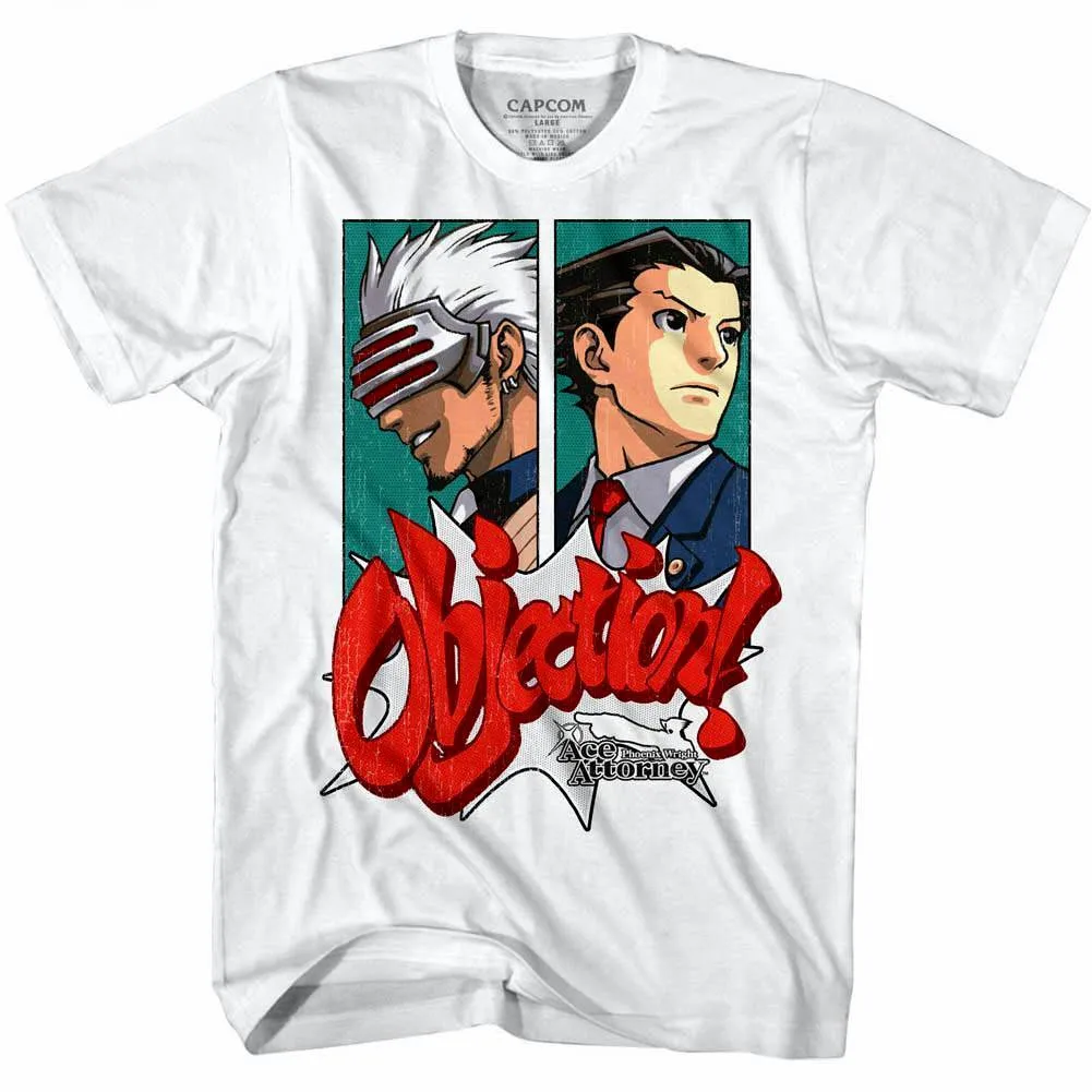 Ace Attorney Godot Objection Men's T Shirt