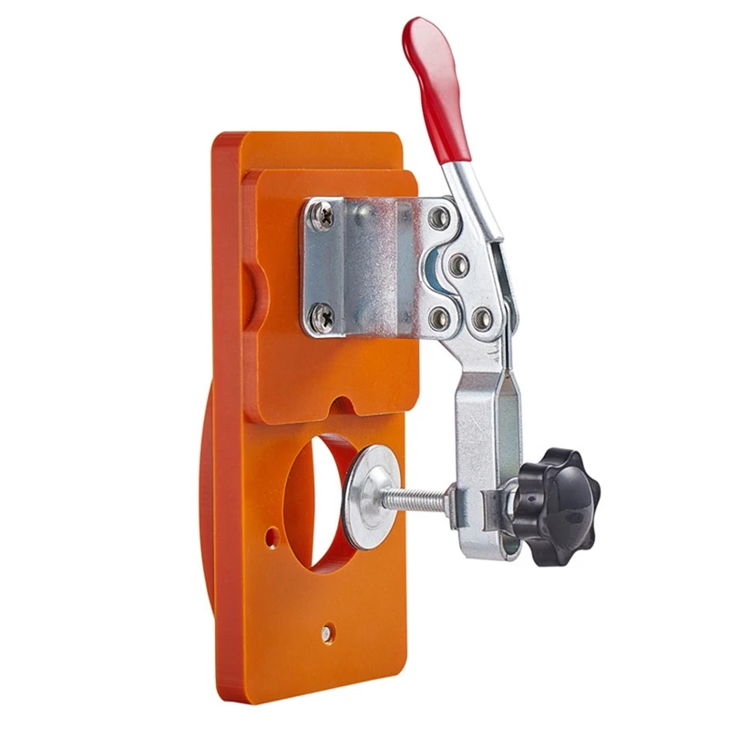 Positioner รูบานพับเฟอร์นิเจอร์แผงประตูบานพับเปิดติดตั้งเสริมงานไม้เครื่องมือบานพับ Boring Jig