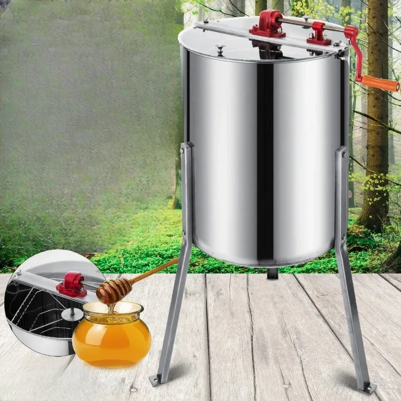 

Beekeeping Equipment Bee Honey Extractor Honey Centrifuge 4 Frames for Beekeeper Stainless Steel