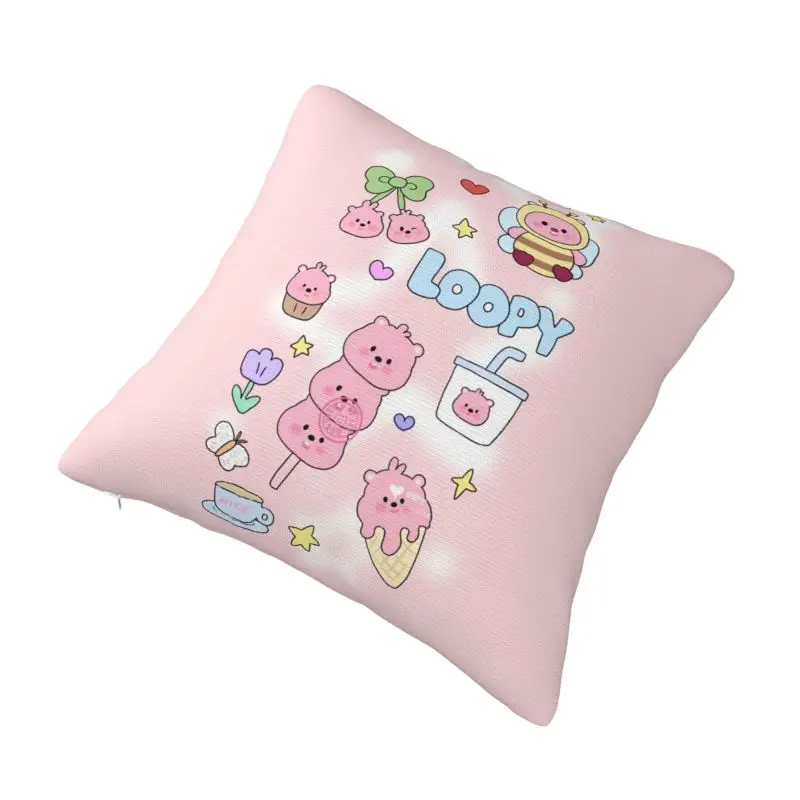 Custom Zanmang Loopy Pillowcase Cartoon Modern Cushion Cover Soft Pillowcase