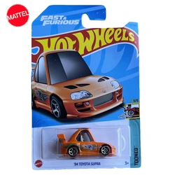 Mattel-coche Original Hot Wheels C4982 para niños, modelo de vehículo Toyota Supra de 94 ', rápido y furioso, 1/64, regalo de colección, 211/250