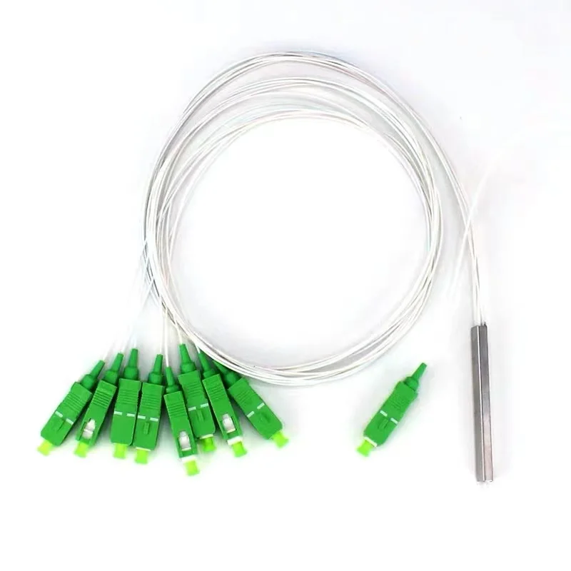 

10PCS PLC SC APC Fiber Optical FTTH 0.9mm Mini PLC Splitter 1x8 1x16 Single Mode PLC Splitter