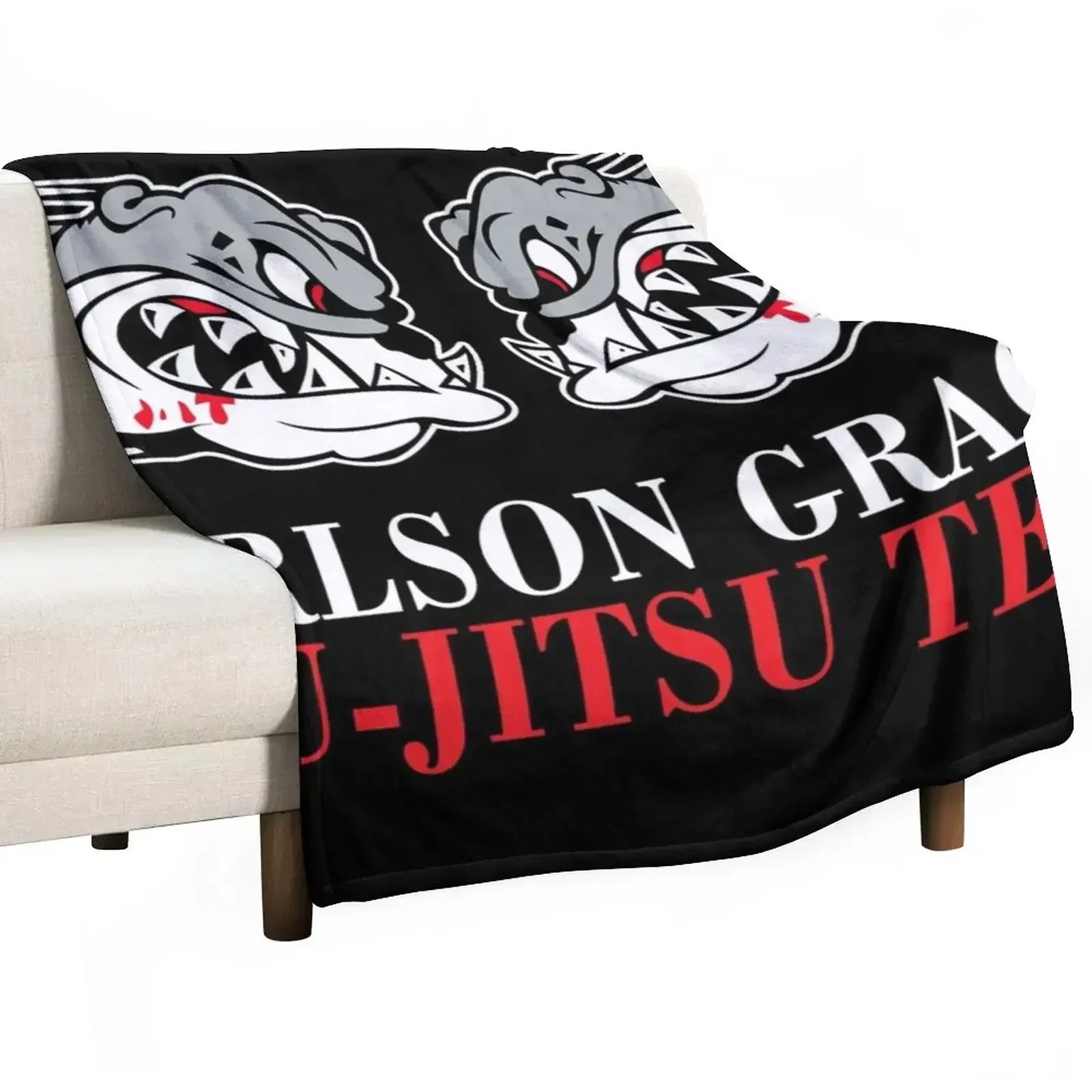 Carlson Gracie Jiu-Jitsu Team Logo Throw Blanket Thin Luxury Thicken Tourist Blankets