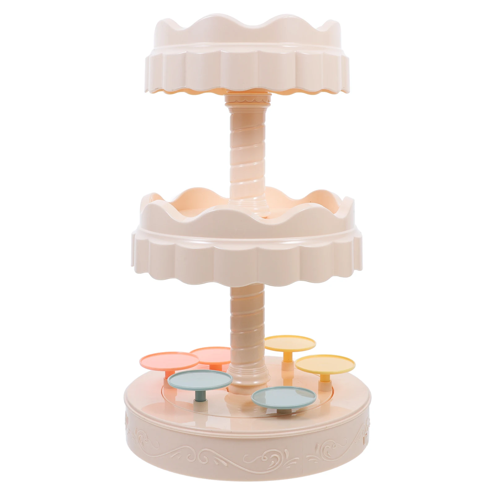 

Automatic Rotating Automatic Rotating Sushi Display Machine Cake Stand Sushi Display Tower Rectangle Cake Tier Stand