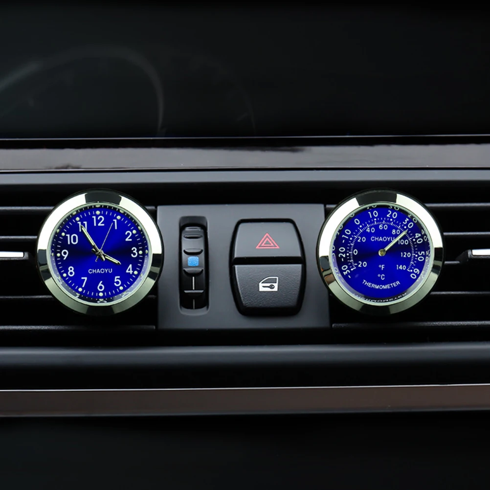 

Car Air Outlet Perfume Clock Luminous Ornament Aromatherapy Odor Decor Beautiful Replace Workbench Clamped Self Adhesive