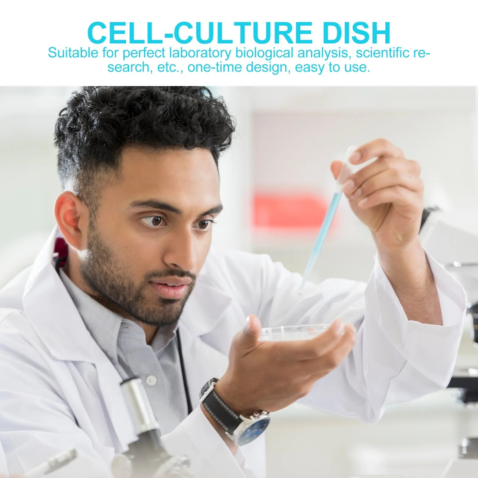 

10 Pcs Plastic Petri Dish Laboratory Dishes Culture Plate Cell-culture with Lids Agar Plates Science