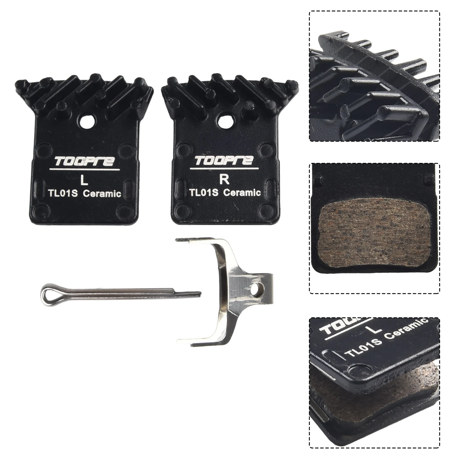 1pair L03A Bike Ceramic Disc Brake Pads ForShimano RS805 R9170 R8070 High Temperature Resistance Bicycle Brake Pads Parts