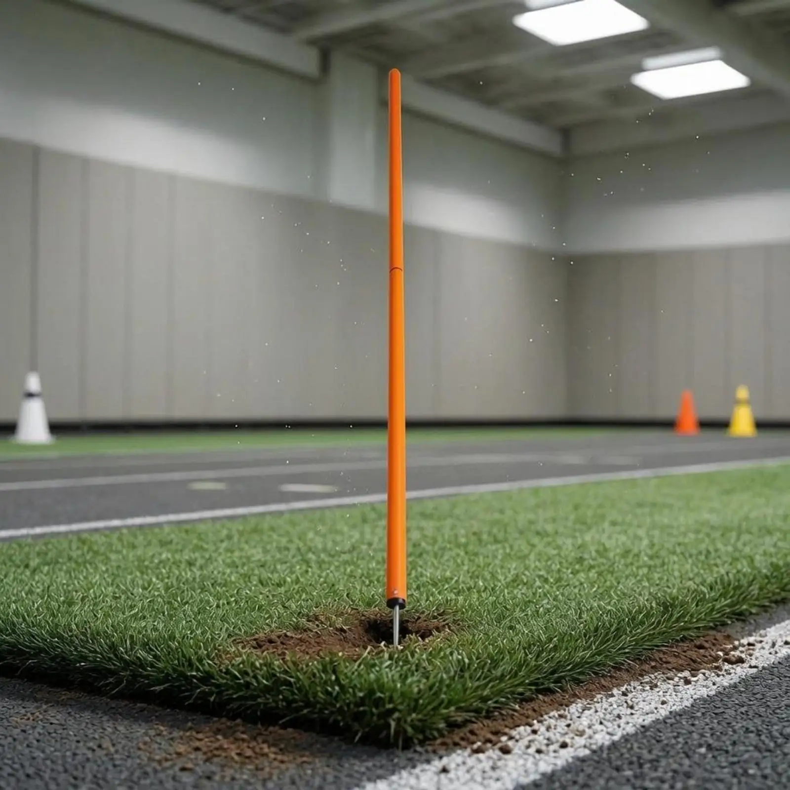 Training Marker Pole Field Slalom Marker Ground Insert Stake Detachable Design for Agility Runs and Drills