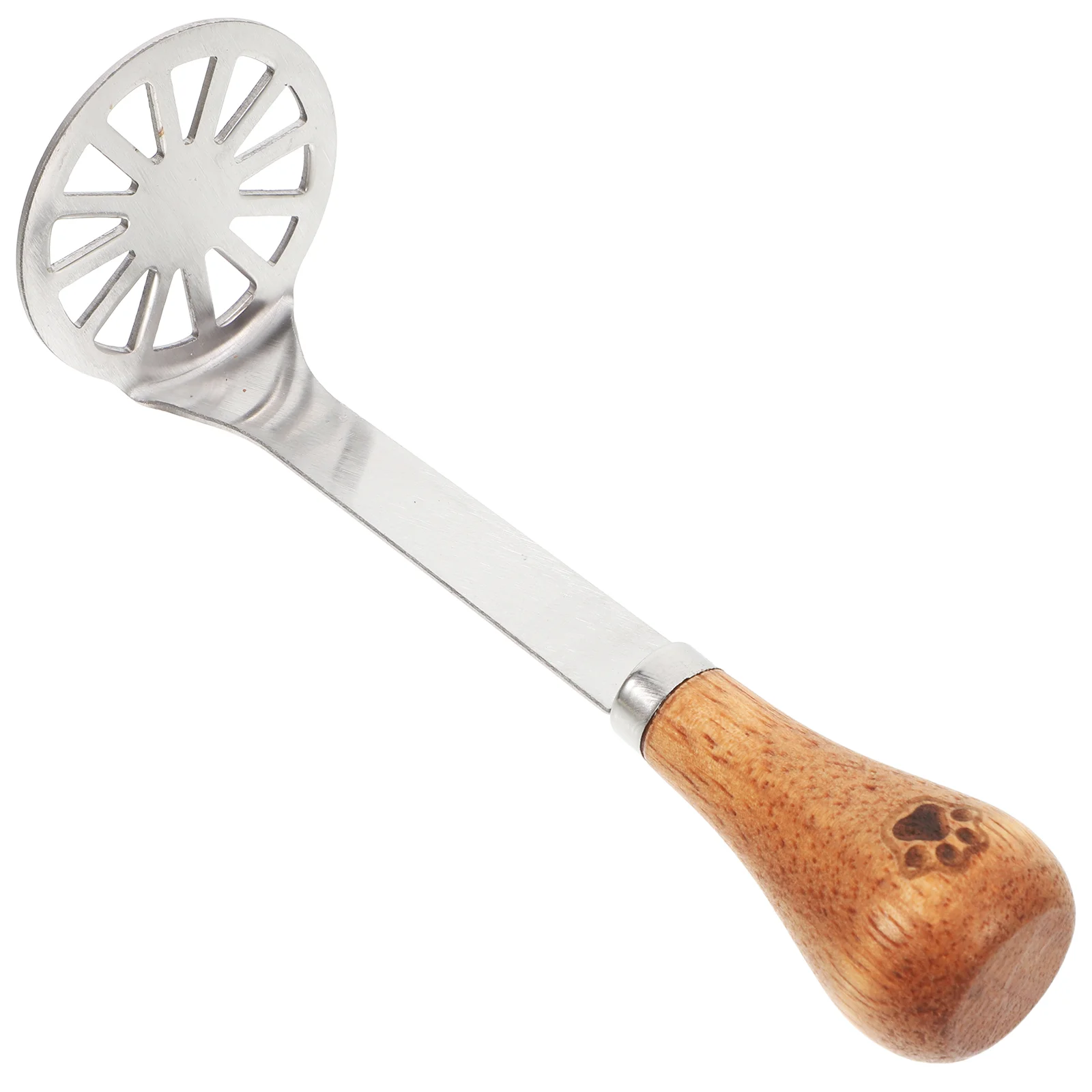 Potato Masher Smasher Potatoes Manual Banana Ricer for Mashed Wooden Ground Meat Garlic Mashers Metal Avocado