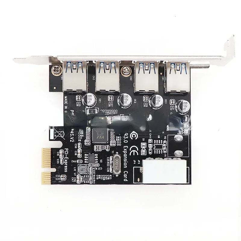 PCI Express PCIe 확장 카드, 4 포트 USB 3.0, PCIe USB 3.0 허브 어댑터, 4 포트 USB3.0 컨트롤러, USB 3 0 PCI E PCIe Express 1x