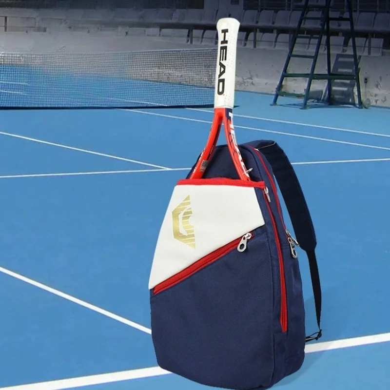 Multifunctional Tennis Bag Teenager Large Capacity Tennis Bag Lightweight Outdoors Badminton Bags Portable Sports Accessories