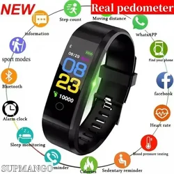 Smart Watch Real Pedometer Rate Real-time Monitor Condition Smartwatch Fitness Tracker Blood Pressure Sport Bracelet 2024