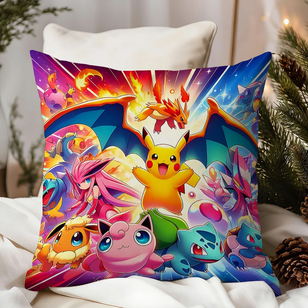Pillow Covers Decorative Cushions For Sofas P-Pika Q-Chu Ho…