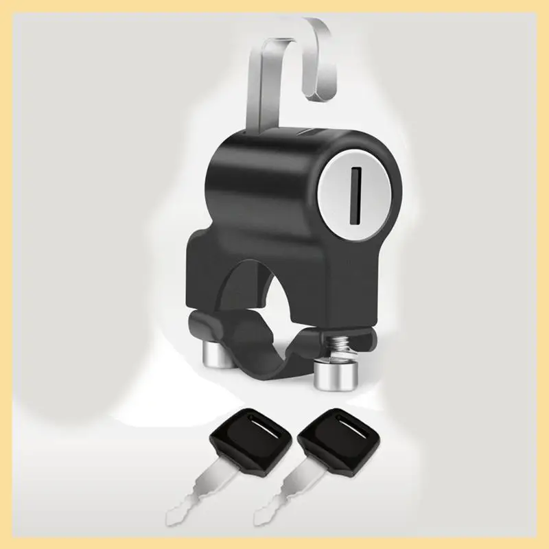 

AA90-Bicycle Electric Motorcycle Safety Spare Parts Parts Hat Sundries Helmet Lock Tube Clip Fixed Anti-Theft Lock Metal Hooks
