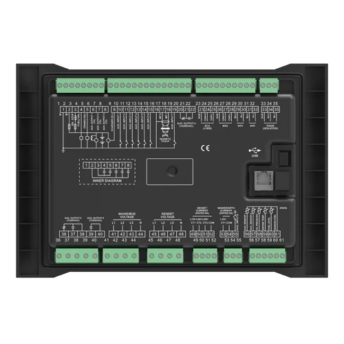 SmartGen HGM9530 Auto Start Stop Diesel Generator Parallel Controller Module 4.3 inches LCD Display Monitor Drive Control Panel