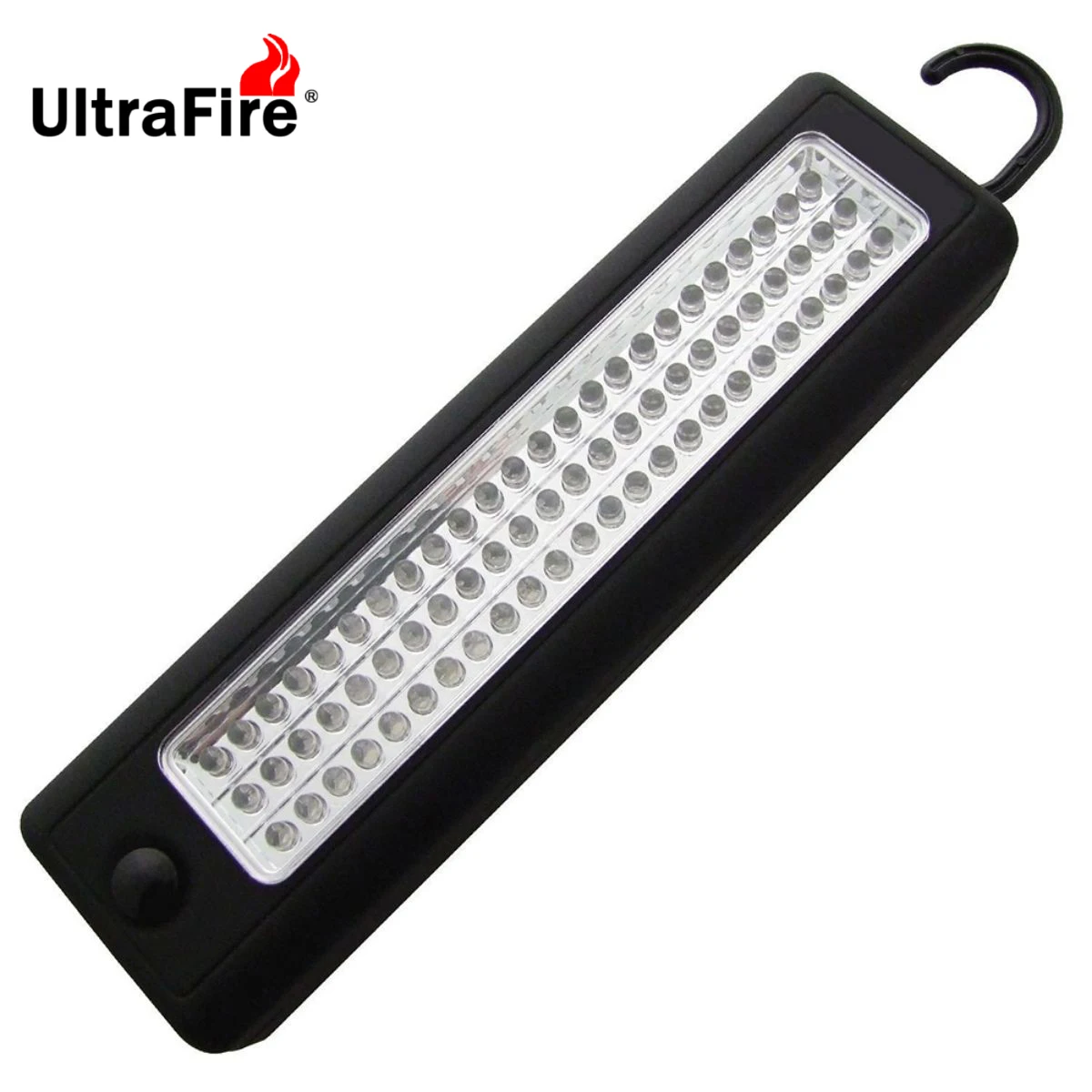 UltraFire 72LED 휴대용 LED 손전등 AA 야외 캠핑 작업 조명 자기 Lanterna 교수형 램프 워크샵 토치 배터리 