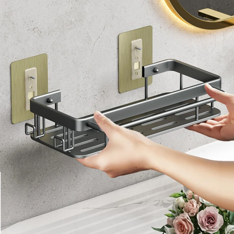 YUN JIE YA Badezimmerregal/Shampoo-Regal/Badezimmerregal, Toilettenregal/Aufbewahrung in der Küche/Badezubehör