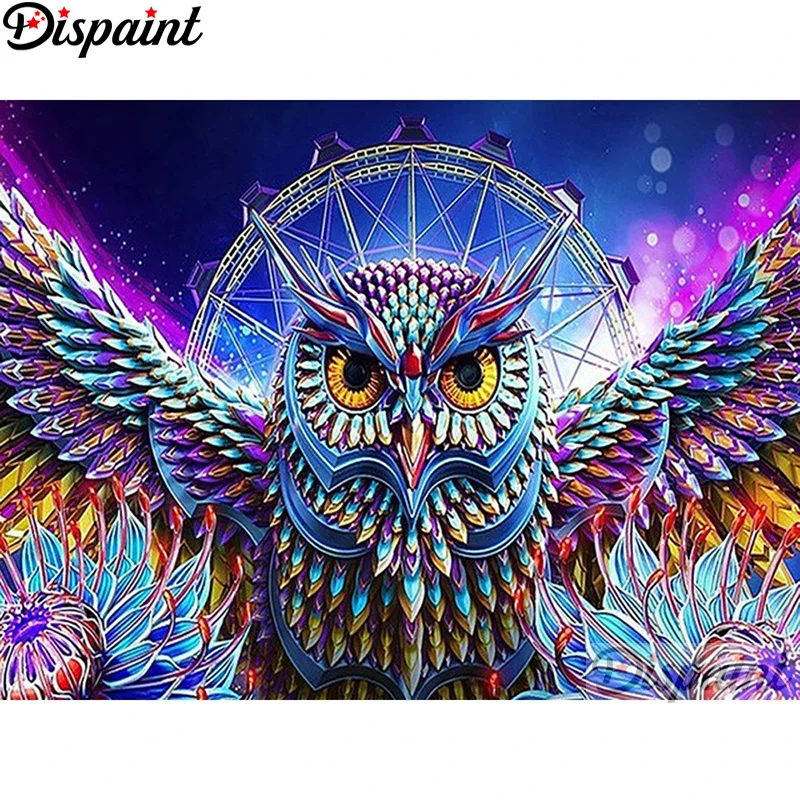 Dispaint  Diamond Painting Cross Stitch Pattern 5D Diamond Embroidery 