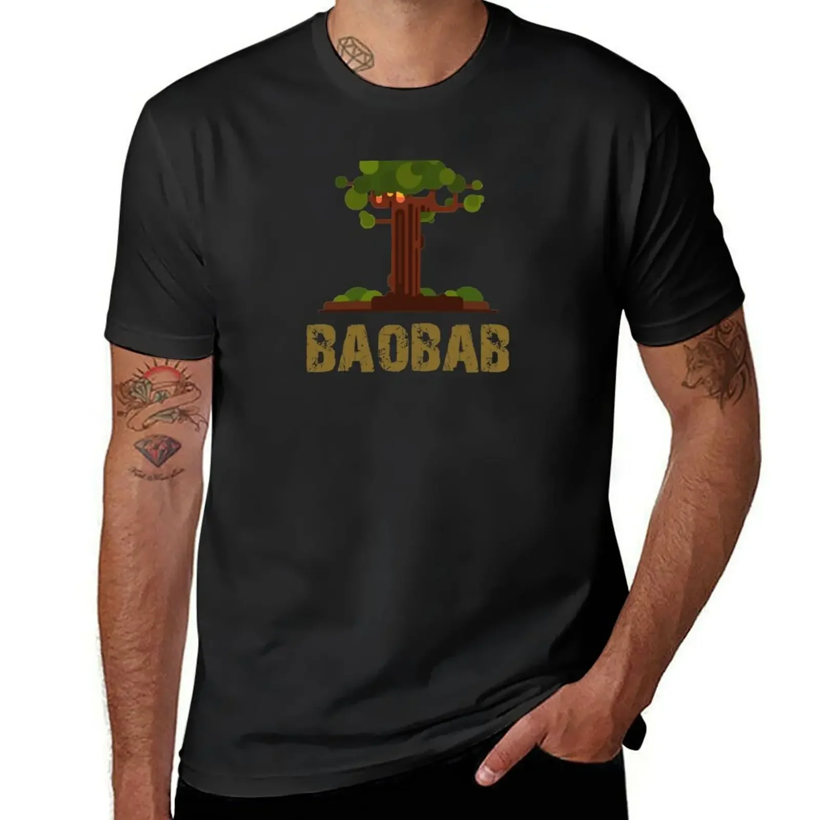 Baobab classic Tree : africa lover T-Shirt custom shirt graphic tee shirt rapper graphic tees mens vintage t shirts