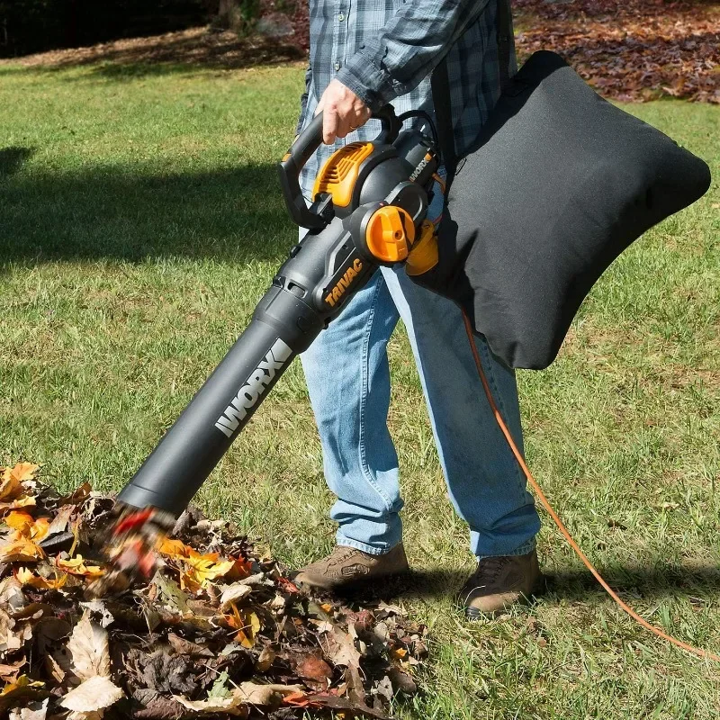 YYHC12 Amp TRIVAC 3-in-1 Electric Leaf Blower/Mulcher/Yard Vacuum - WG512