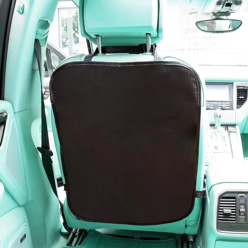 

R9CC Защита спины автомобильного сиденья Водонепроницаемый автомобильный коврик AntiKick Коврики для защиты заднего сиденья