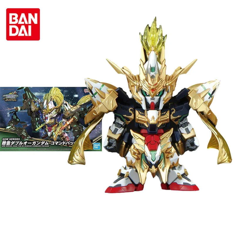 

Оригинальный комплект модели Bandai Gundam, аниме-фигурка SDW HEROES ZHAO YUN 00 GUNDAM COMMAND PACKAGE, экшн-фигурки, игрушки, подарки для детей