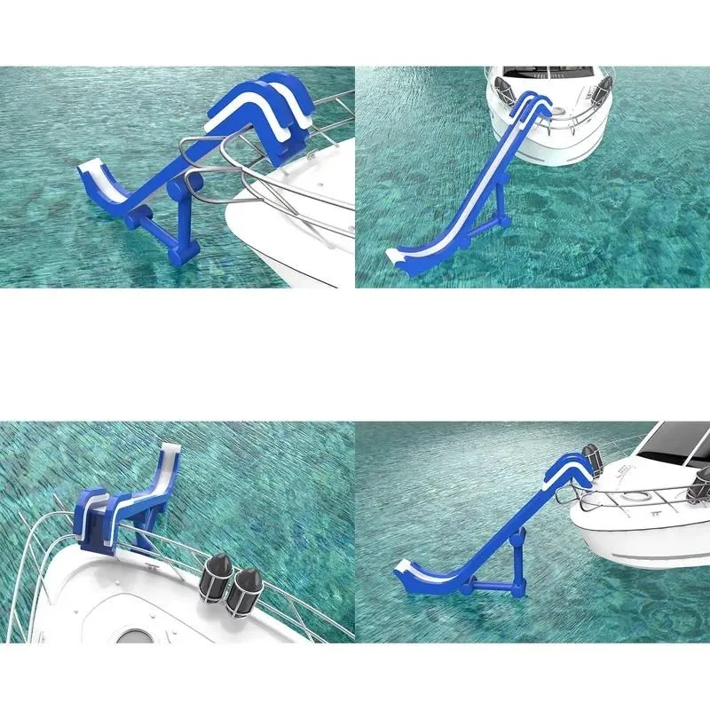 Custom Inflatable Yacht Slide Floating Water Slide For Sale