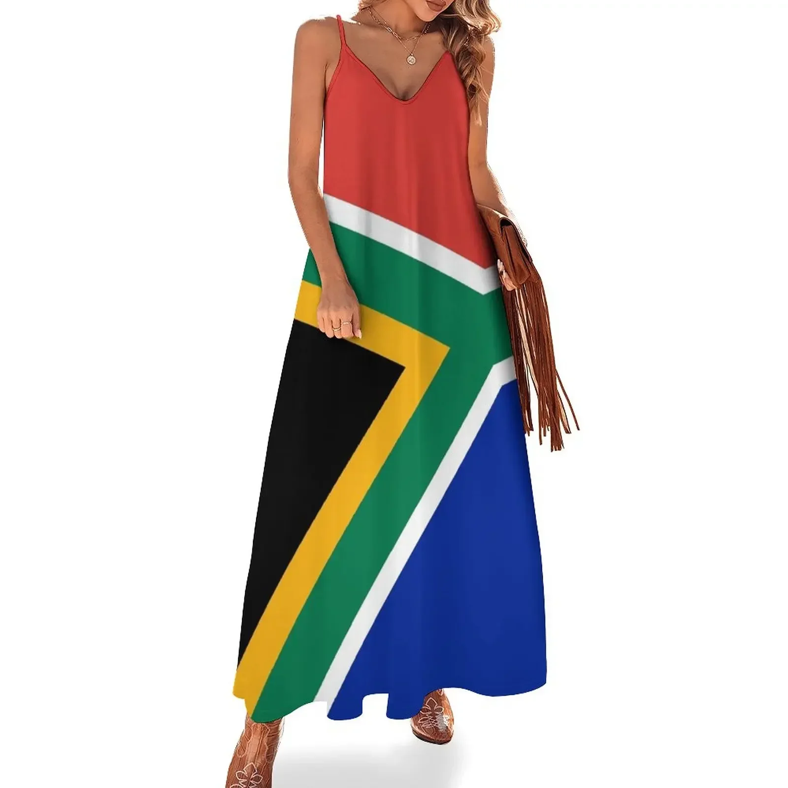 

South African flag Sleeveless Dress purple dress elegant women's dresses for wedding festival outfit women Dress