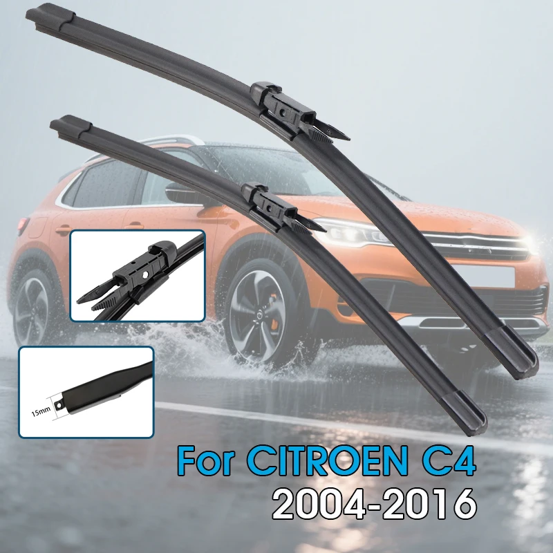 

Car Wiper Blades For CITROEN C4 Coupe Hatch B7 2004-2016 Windshield Windscreen Front Window Blades Car Accessories