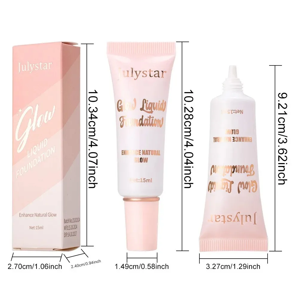 Nieuwe vloeibare parelmoer foundation blijvend fleuren hoge dekking concealer waterdichte 3D contour schaduw gezicht lichaam markeerstift