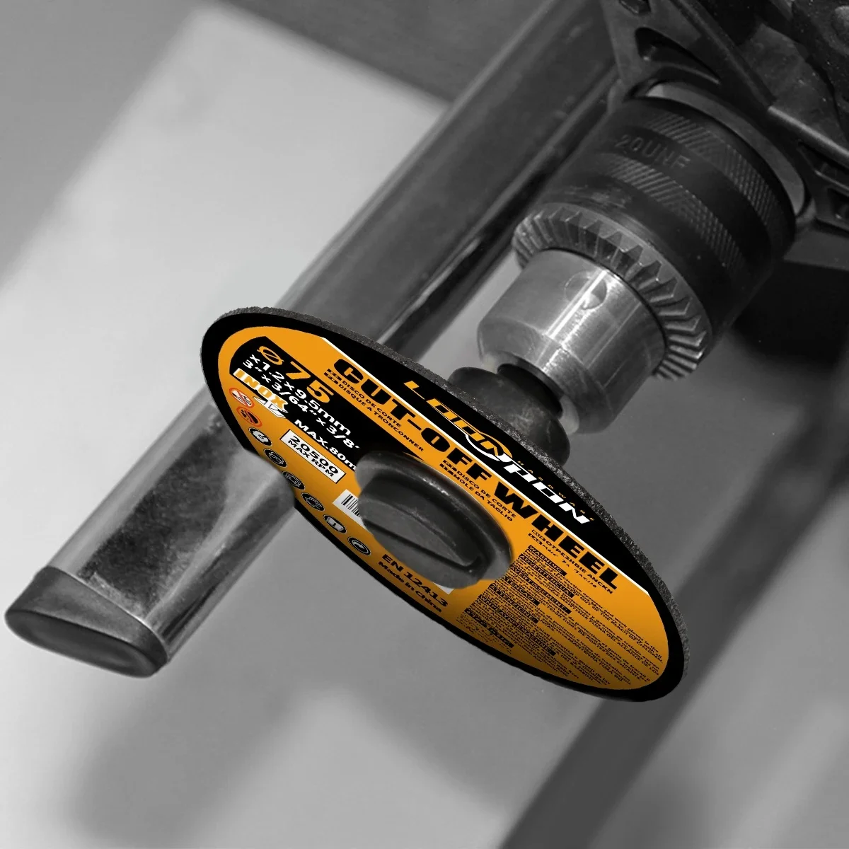 Loonpon 3 Zoll/75 mm Metall-Trennscheibe, Trennscheiben, Kreissägeblatt, Schleifscheiben, Winkelschleifer, Rad für Edelstahl – Detail 6