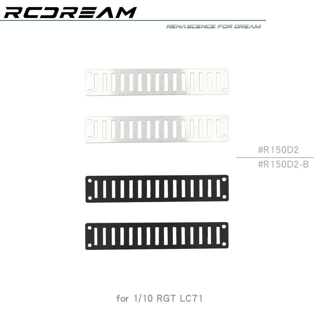 

RCDream 1/10 Air Intake Grille Radiator Grid Decorative Sheets for RGT EX86020 LC71 Upgrade Option Parts #R150D2