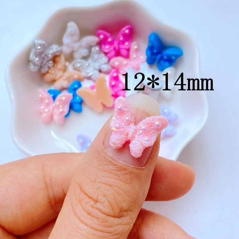 Nail Art Strass Bijoux, Perle, Papillon, Gemmes, Paillettes, Mignon, Manucure, Décoration, Accessoires, Nouveau, 50Pcs