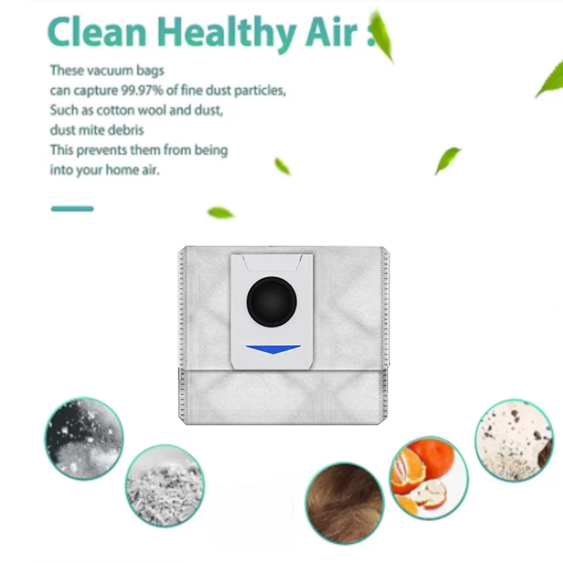 A44F-حقيبة غبار ل Ecovacs Deebot T20/T20MAX/T20PRO/X1 OMNI/T10 Omni/Turbo جهاز آلي لتنظيف الأتربة استبدال أجزاء