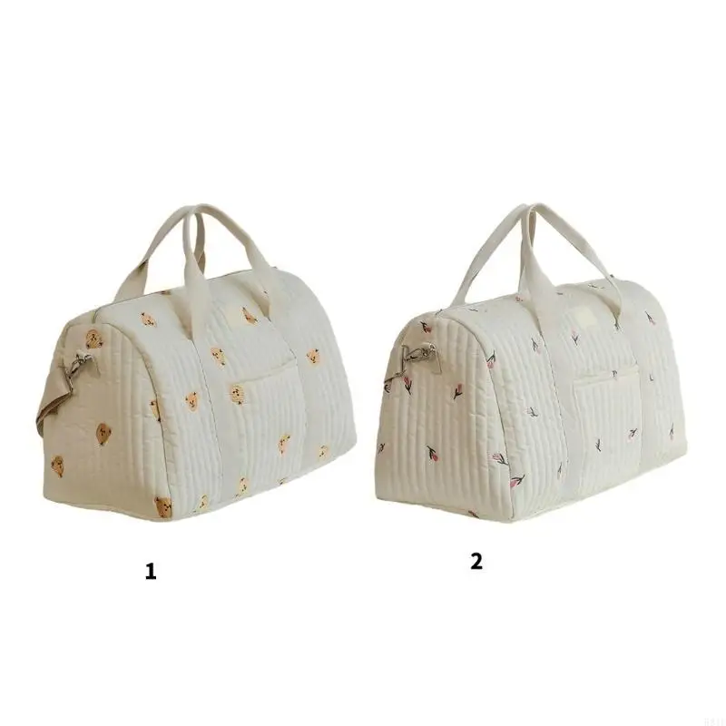 581F Multifunctional Mummy Bag Diaper Shoulder Bag Large Capacity for Baby Essential