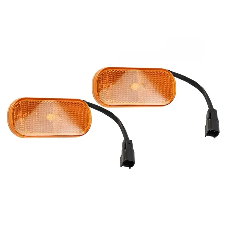 

Replacement Lens Side Marker Lights 2Pcs BK31-15442-CB For FORD TRANSIT MK8 2014-2020