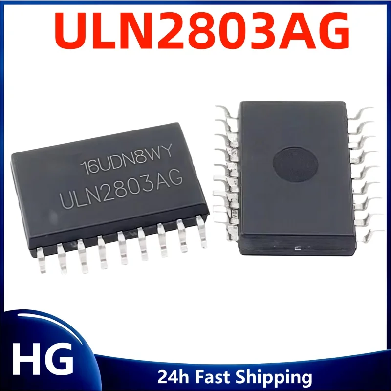 20PCS/lote Brand new and original  uln2803 uln2803ag sop-18 ic chip melhor qualidade