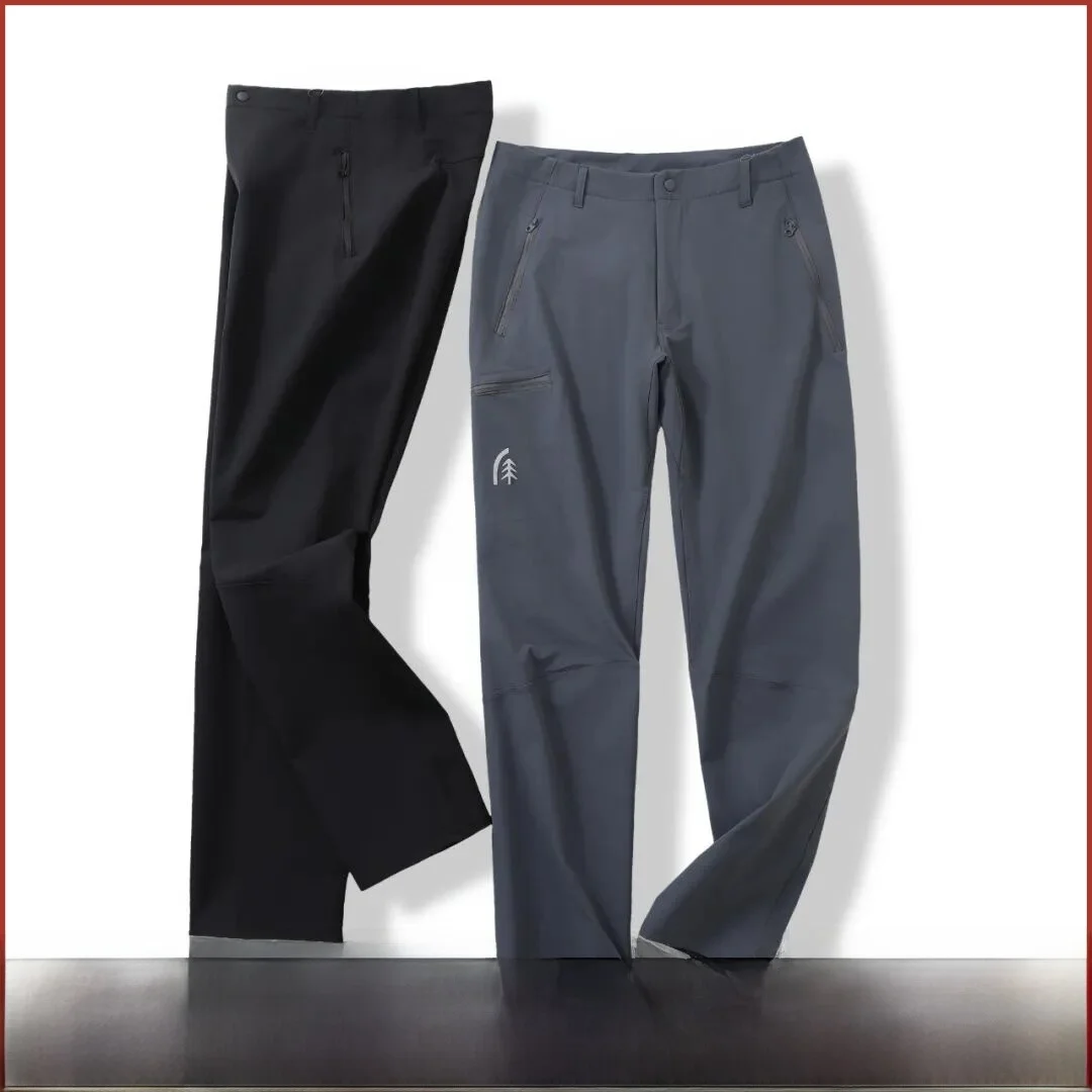 

Уличные мужские ветрозащитные водонепроницаемые мягкие повседневные брюки с 3D пошивкой, осеннее новое поступление, модные городские прямые брюки