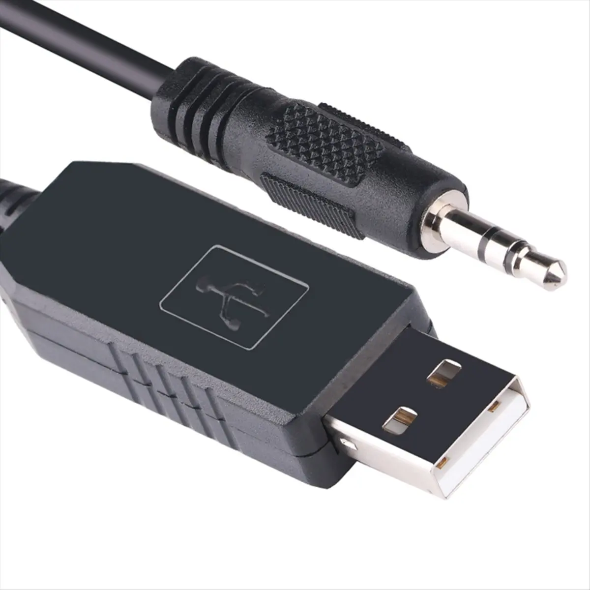 (ABDH) FT232RL Chip USB to 3.5mm Audio Head Serial Port Data Cable USB-RS232-3.5MMAJ